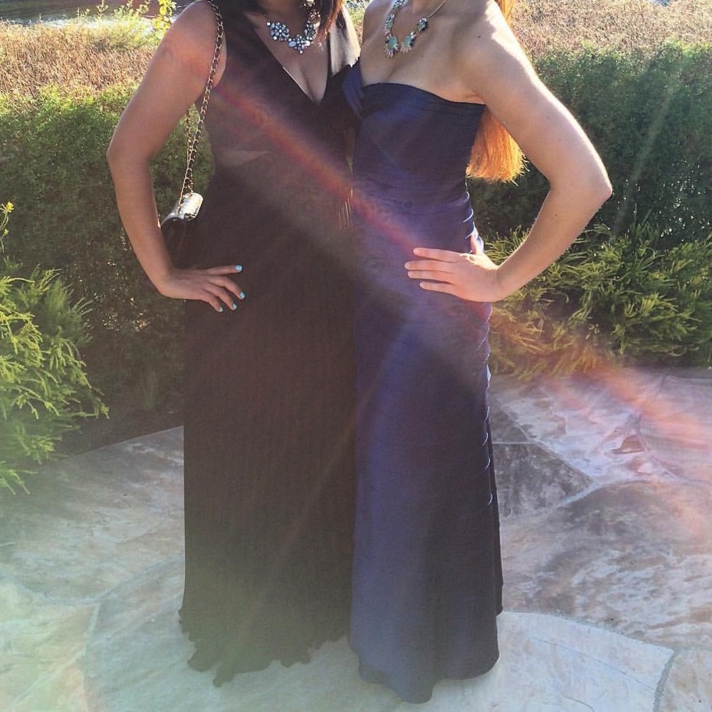 BCBG gown